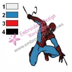 Spiderman Embroidery Design 09